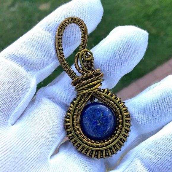 Wired wrapped pendants beautiful selection - Picture 3 of 9